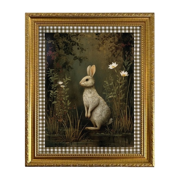 Cottagecore Rabbit Wall Art - Picture 3 of 5